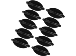 Aramox 10-puxadores Autoadesivos Para Gavetas E Portas, Em Abs, 9, 5x 4, 5cm, Adesivos E Removíveis Para Cozinha, Portas