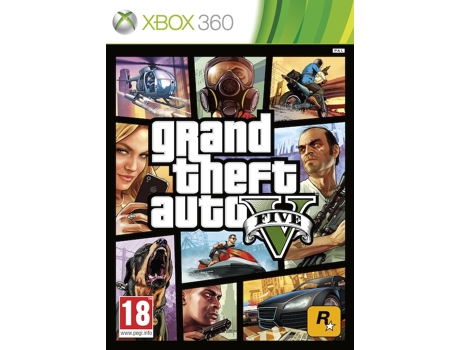 Jogo Xbox 360 Grand Theft Auto V