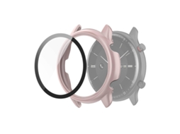 Capa Protetora Integrada De Vidro Temperado E Policarbonato Para Amazfit Gtr 2 Com Esim.