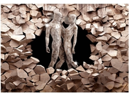 Papel de Parede ARTGEIST Stone Heart's (150x105 cm)