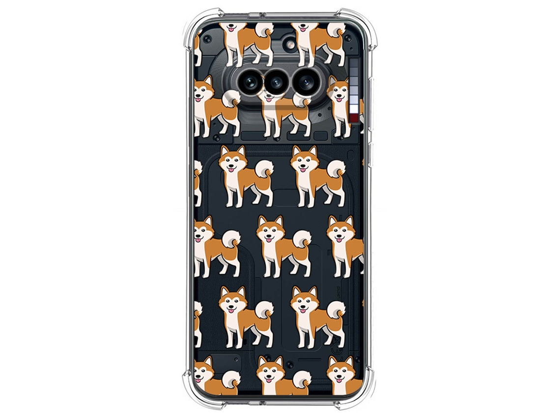 Capa Tumundosmartphone De Silicone À Prova De Choque Para Nothing Phone 4a 5g Com Estampa De Cachorro 8 Desenhos