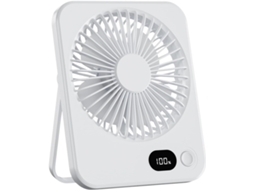 Ventilador De Mesa Pequeno Com Cristais Gelo, Portátil E Refrescante.