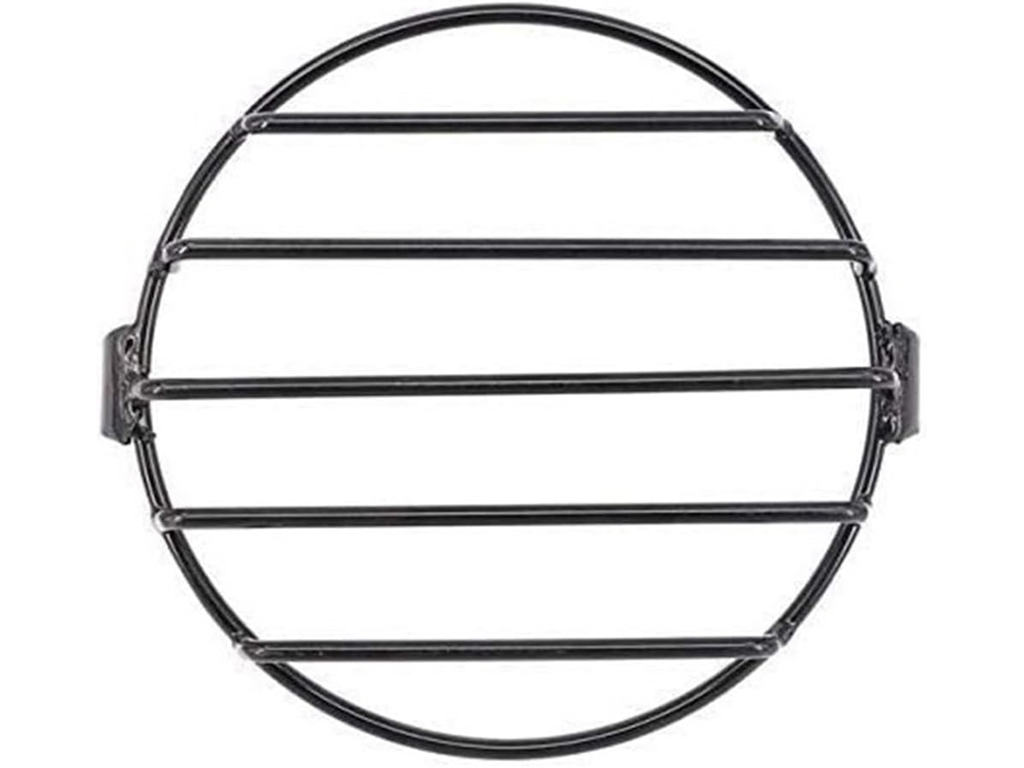 Máscara de Malha Retrô 7 Polegadas para Motocicleta Grade Vintage Material: Metal Garantindo Resistência Ao