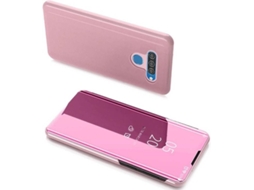 Capa LG K51S LMOBILE Clear View Rosa