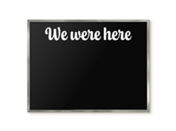 Magnetic Wall Board We Were Here For The Office Espelharte (80x60 Cm)