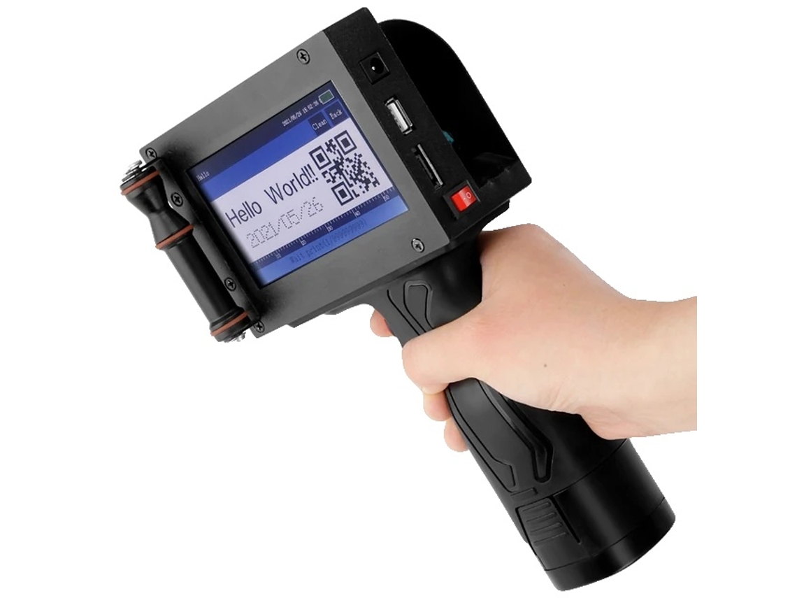 Impressora jato de tinta portátil com sensor de toque e tomada UE de 220 V OEM