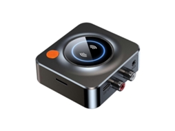 Adaptador De Áudio Aux 3,5 Mm Rca Tf U-disk Microfone Fm Transceptor Sem Fio Visor Led