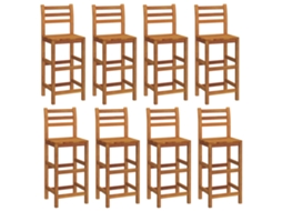 Bar Stool, Bar Stools Vidaxl Marrom Madeira De Acácia (n/a)