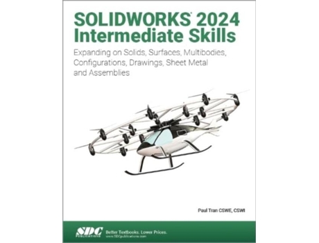 Livro SOLIDWORKS 2024 Intermediate Skills de Paul Tran (Inglês)