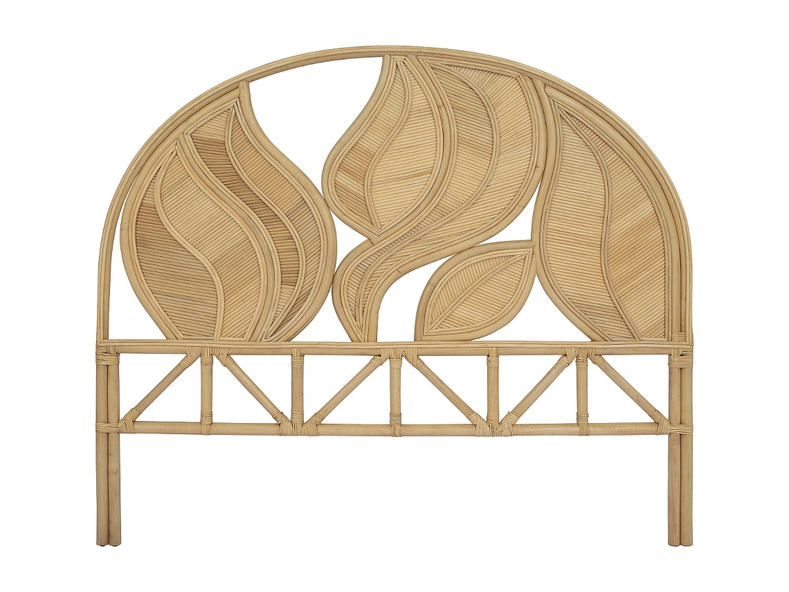 Cabeceira de cama FLERIO VENTE-UNIQUE.PT Natural claro 160x200 cm