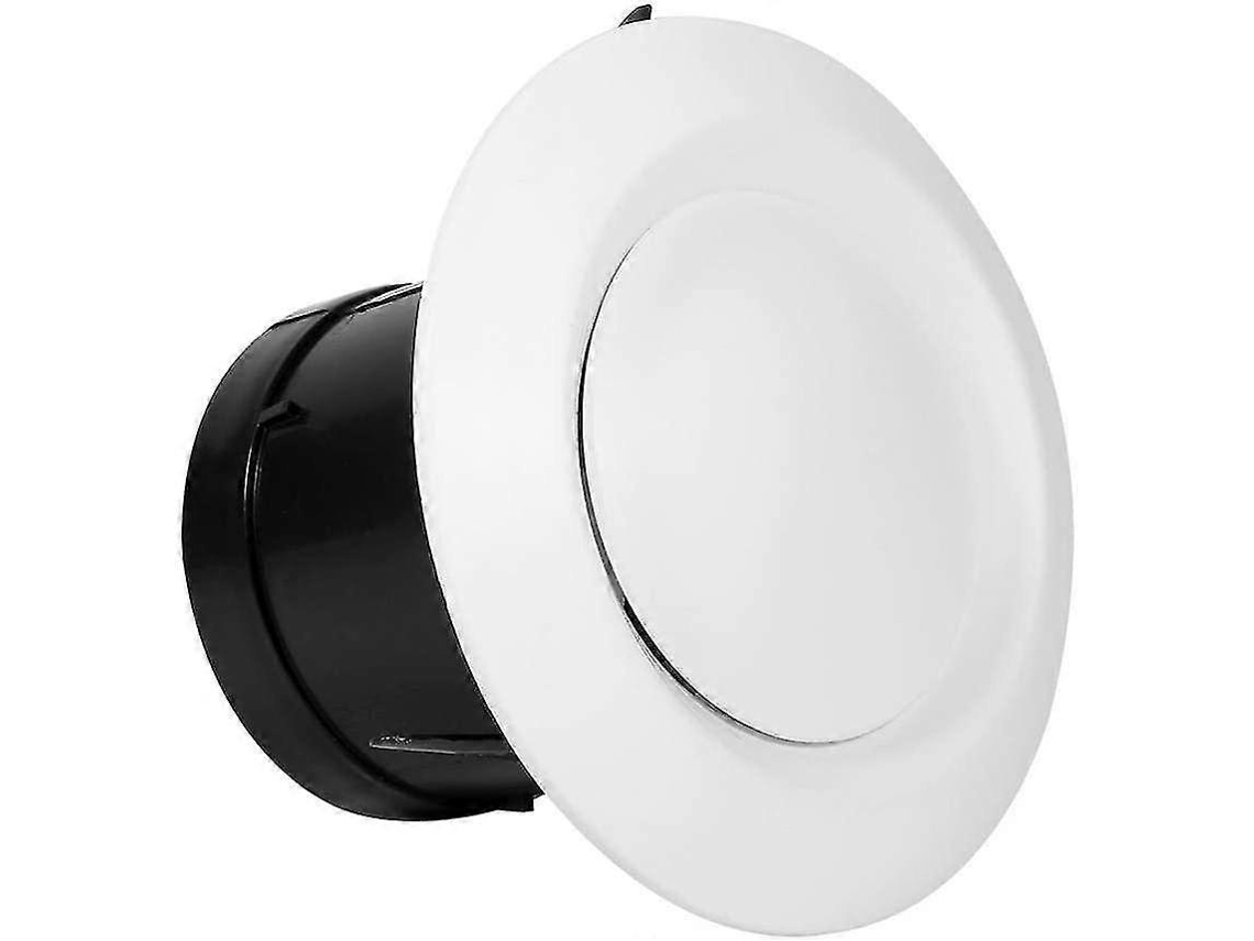 Tapa De Ventilador De Ventilación Exhaustor Válvula De Suministro Conducto De Aire Manguera, 75mm, Blanco, 1 Pieza