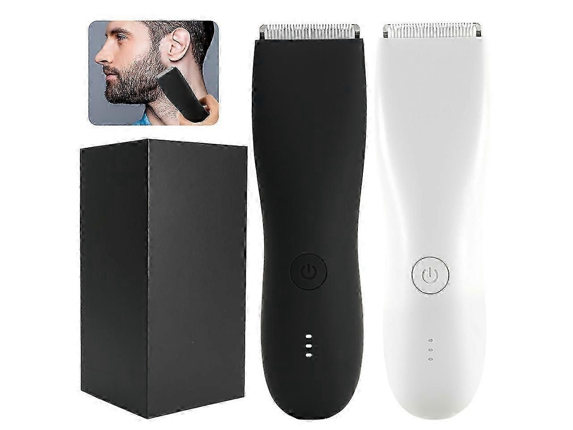 Aparador De Pêlos Pubianos Masculino Elétrico À Prova D'água Virilha Bola Corpo Barbeador, 100% Novo
