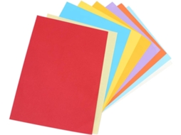 100 Folhas De Papel Colorido Para Impressão E Artesanato, Dobrável Feito À Mão, Material Escolar E De