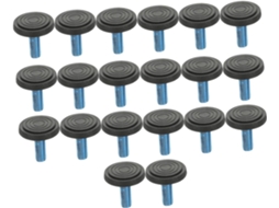 Conjunto De 30 Niveladores Móveis Ajustáveis Com Rosca Para Mesas, Armários E Cadeiras Resistente