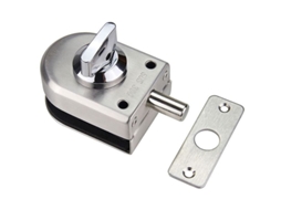 Fechadura De Segurança Antifurto Para Portas Vidro, Com Trinco Em Aço Inoxidável, Ideal Uso Residências, Hotéis, Escritórios E Banheiros. Np