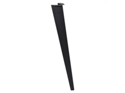 Pé de Mesa em Aço Preto Moderno 72 Cm Por Peça WOVAR