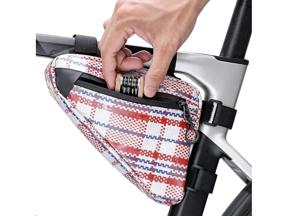 Bolsa Triangular Para Quadro, Para Guardar Câmara De Ar E Acessórios De Reparo