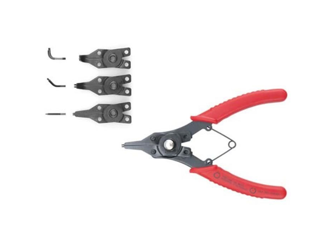 Conjunto de alicates para anéis internos e externos Yato, combinação de 160 mm, 10 mm e 50 mm