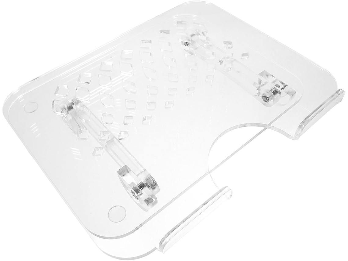 Suporte Transparente Para Laptop E Tablet Em Acrílico, Leve E Elegante, Suporte De Mesa Multifuncional