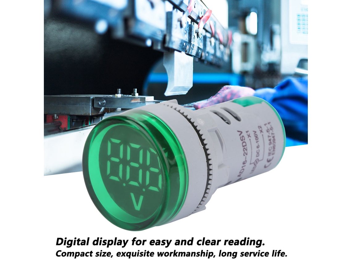 Voltímetro Led Digital para Teste de Tensão Cc