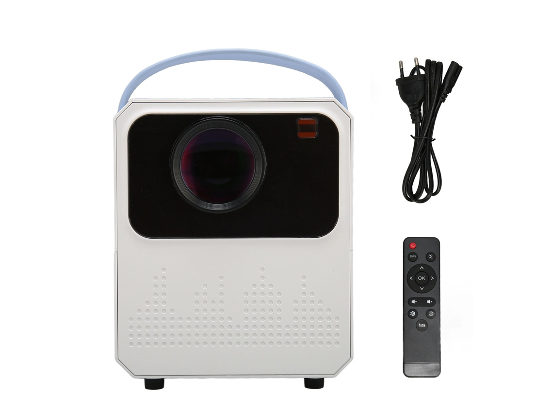Projetor Android TV portátil com Wi-Fi, Bluetooth, 6000 lumens EOOCOO