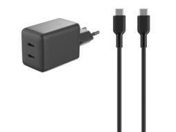 Kit Carregador Parede GOODIS 45W (1M - C+C - Preto)