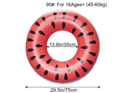 Boias de melancia para piscina, festas e praias AQUAFORGE