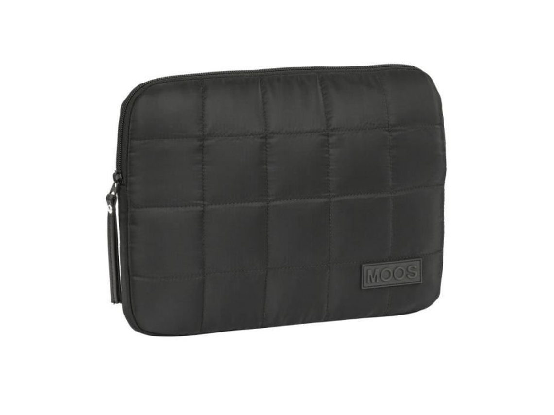 Capa Para Laptop Moos 11,6 Acolchoada Preta Taslan Slowmoose