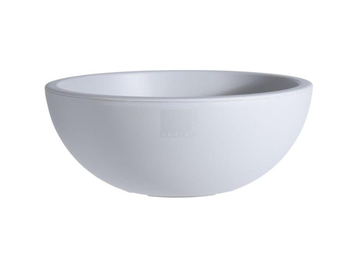 Maceta resina conica gris 40 cm