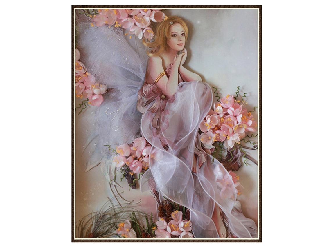 Pintura De Diamante Embroider Arte Decorar Lar
