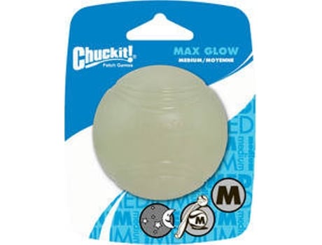 Bola para Cães CHUCKIT Max Glow médio (6cm)