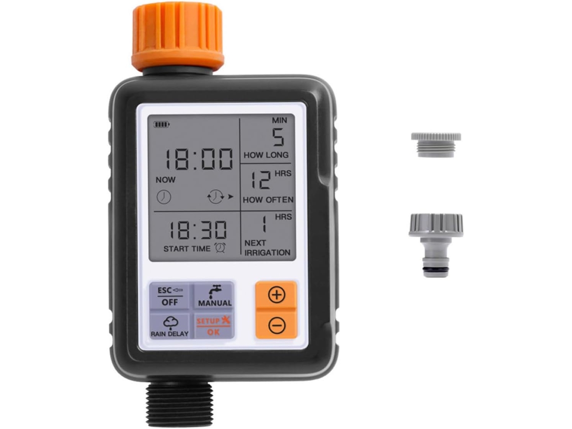 Temporizador Digital Para Irrigação Com Grau De Proteção Ip65,