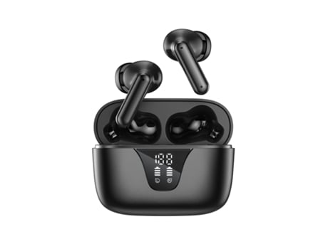 Auriculares Bluetooth True Wireless  Sem Fio Preto