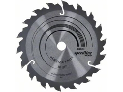 Disco de Serra Circular BOSCH Speedline Madeira 160x16x2.2 mm - 18