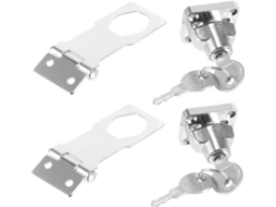 Conjunto Com 2 Fechaduras Chave Em Aço Inoxidável Para Portas E