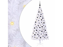 Conjunto 1 Decoração De Natal Vidaxl Branco Pvc (210 Cm)