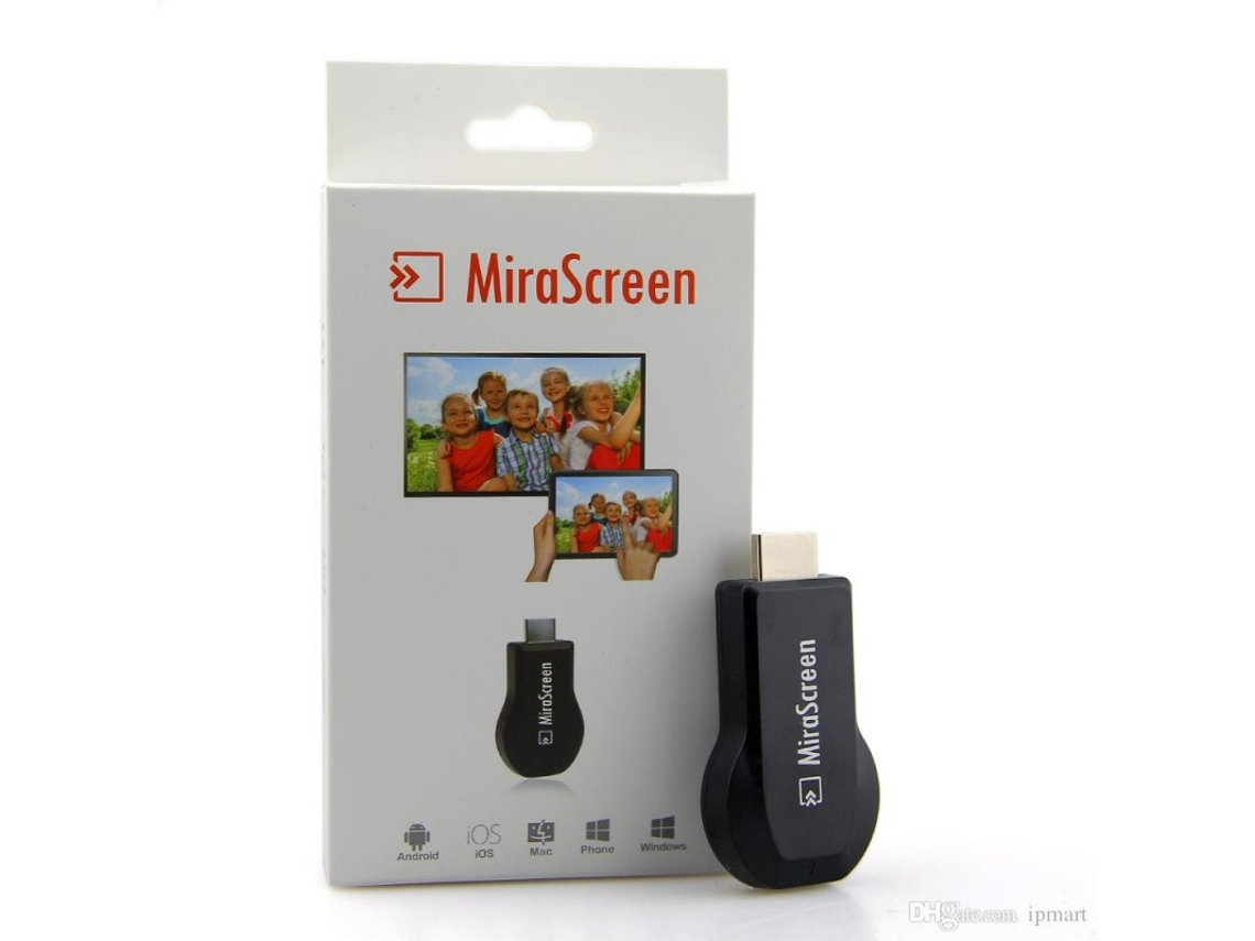 Recetor TV HDMI Mirascreen DLNA Airplay WiFi Display Miracast