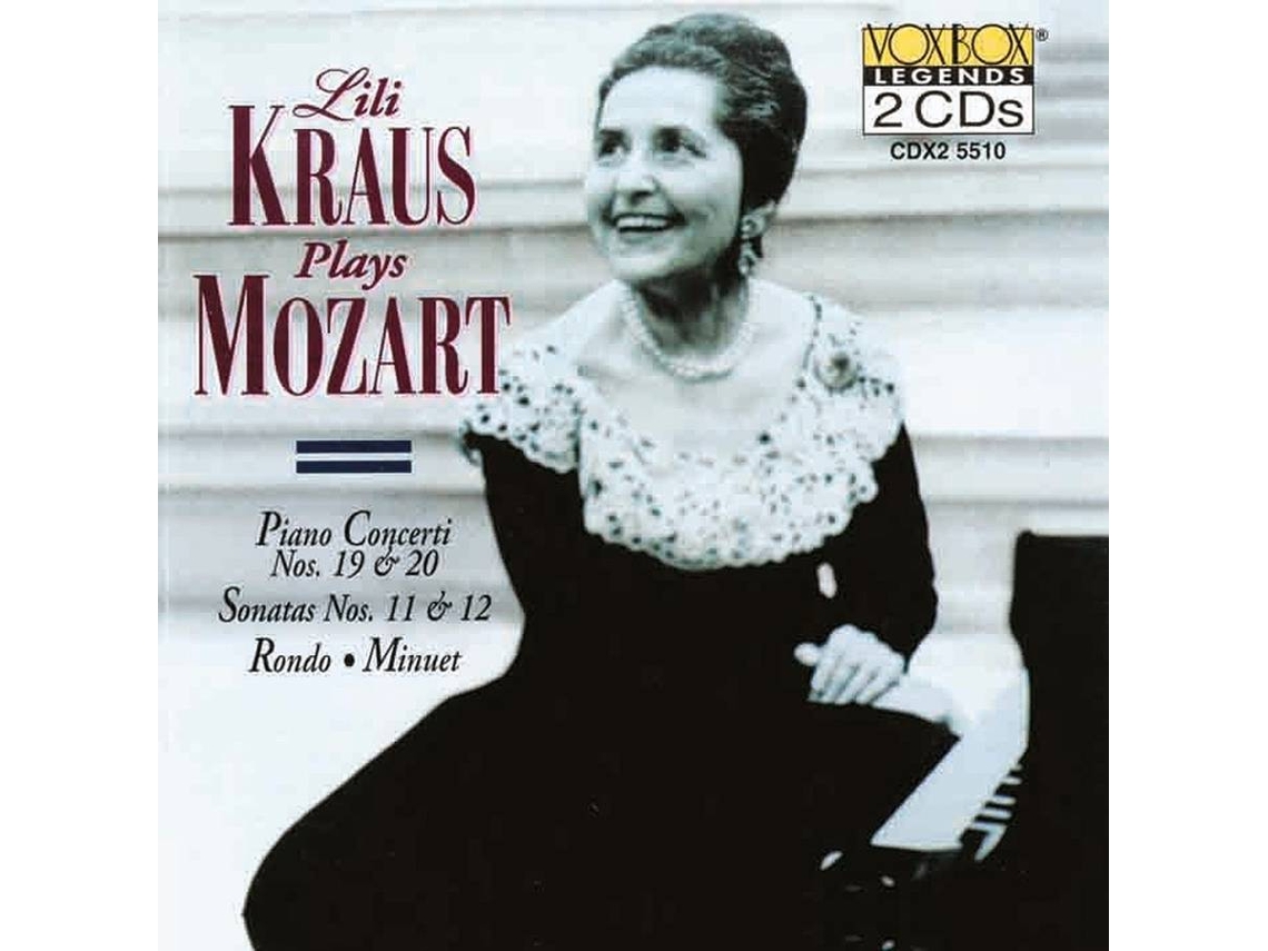 CD Kraus,Lili/Jorda,E./Vienna Pro Musica Orchestra - Lili Kraus spielt Mozart (2CDs)