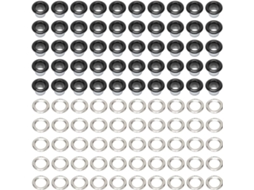 Kit com 500 Ilhós Metálicos de 6 mm, Redondos, em Cobre, para Acabamento
