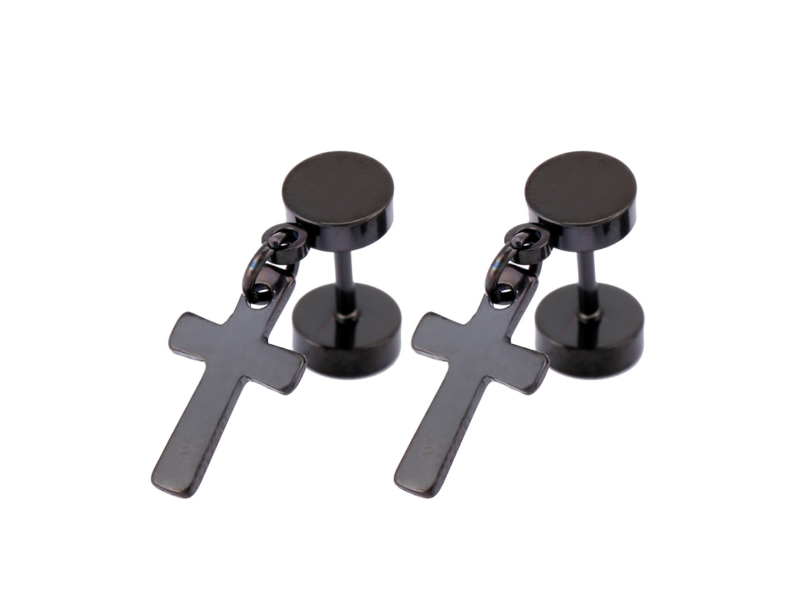 Brincos De Ouro Titanium Estilo Moderno E Versátil