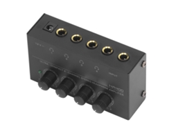 Amplificador De Fones De Ouvido Estéreo 4 Canais Ultra Compacto De Baixo Ruído Plugue Uk 100-240v