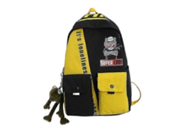 Mochila De Estudante Com Estampa Contrastante. Olysi Shop