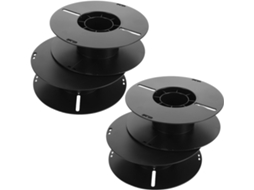 Suporte para Carretel de Filamento 3d Amosfun, 4 Peças, Preto, em Abs, Estrutura Integrada Reutilizável Impres