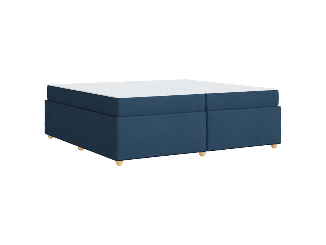 Conjunto 1 Cama Moderna Vidaxl Azul Tecido (200 X 200 Cm)