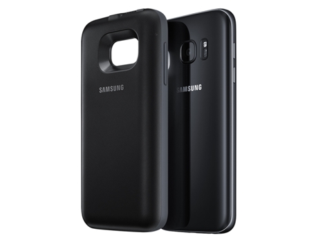Capa SAMSUNG Galaxy S7 Edge Bateria Preto — Preto mAh / Compatibilidade: Galaxy S7 Edge