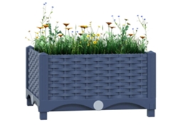 Vidaxl Canteiro Elevado 40x40x23 Cm Polipropileno