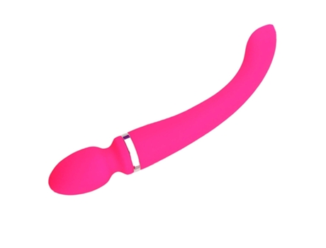 Vibrador poderoso de cabeça dupla de 10 velocidades para mulheres (rosa) OEMG