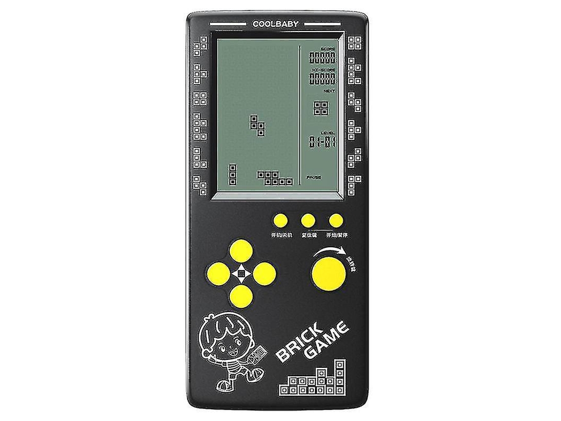 Console Tetris (100 rúpias), Jogo de Blocos Clássico, Quebra-cabeça, Console Portátil, Jogo de Blocos Beyamis Slowmoose