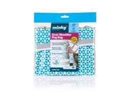 Bolsa de ombro única minky azul BRILVIBERA