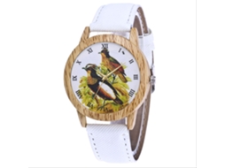 Reloj De Pulsera De Cuarzo Unisex Zhoulianfa Animales Moda Blanco